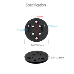 Electric Roller Blind Bracket Adapter: Adapter for Motor-to-Bracket Connection - 4 Pieces per Pack