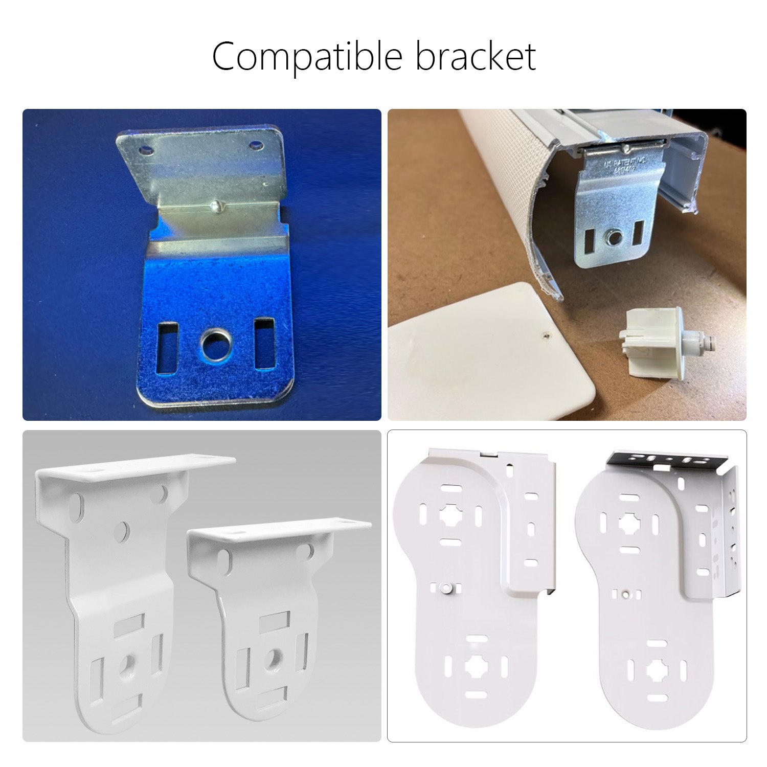 Electric Roller Blind Bracket Adapter: Adapter for Motor-to-Bracket Connection - 4 Pieces per Pack