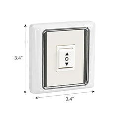 Sortfle AC505-01 Interruptor basculante de 3 posiciones, interruptor de palanca de tres vías