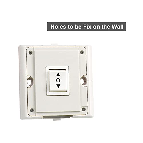 Sortfle AC505-01 Interruptor basculante de 3 posiciones, interruptor de palanca de tres vías