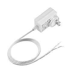 Adaptador enchufable Sortfle DC 12V/24V, transformador, adaptador de pared DC, adaptador blanco