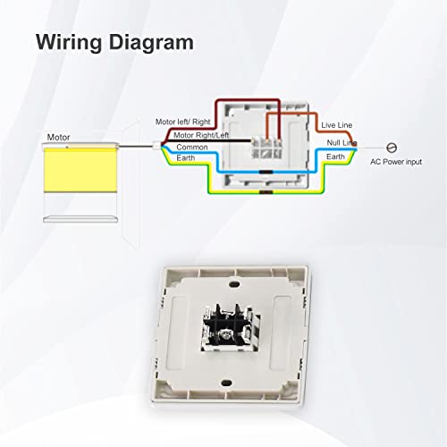 Sortfle AC505-01 3 Position Rocker Switch，Three-way Toggle Switch