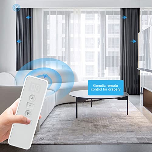 Sortfle AC123-01 RF 433.92 Wireless Remote Control, Single Channel Blinds Controller for Roller Shades/Blinds