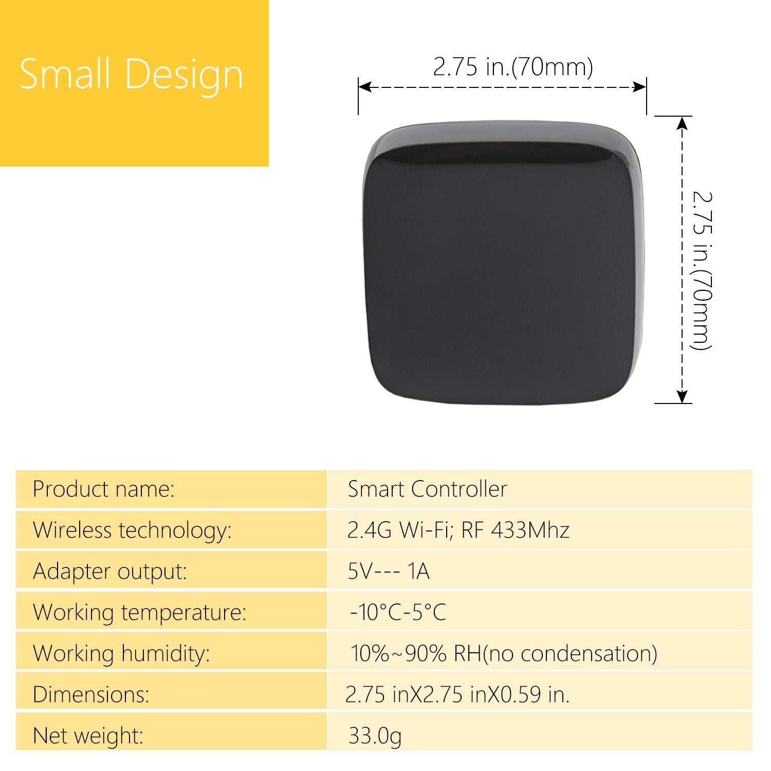 Télécommande universelle intelligente Sortfle, télécommande Wifi vers 433M, pont RF433 vers Wifi 