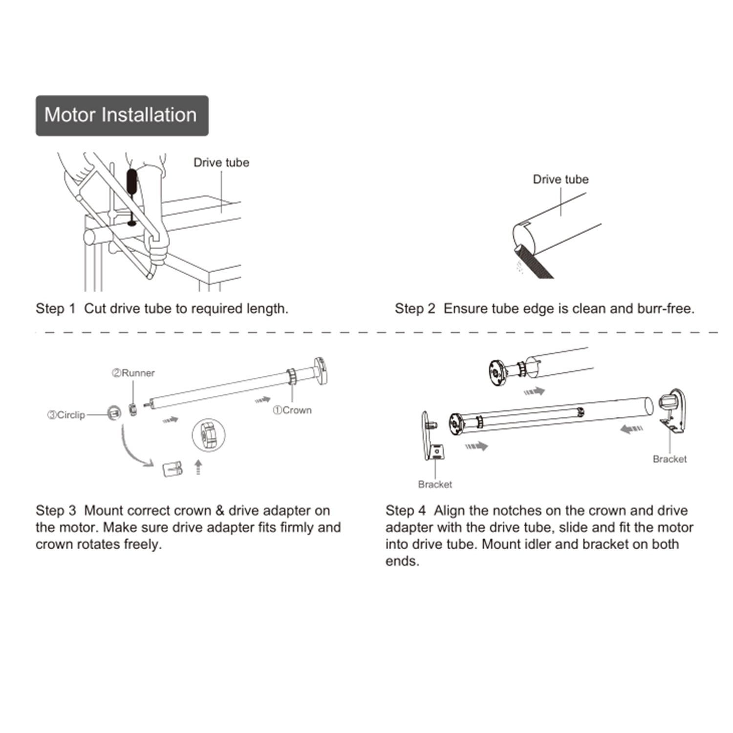 Moteur de stores automatiques A-OK Motor AM25 : kit moteur à batterie rechargeable