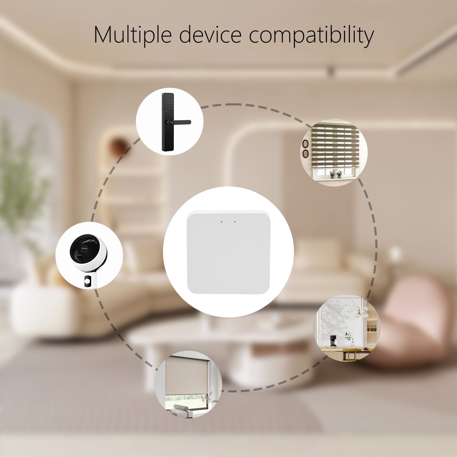 Sortfle Smart Gateway,Work with Tuya ZigBee and Bluetooth Smart Products