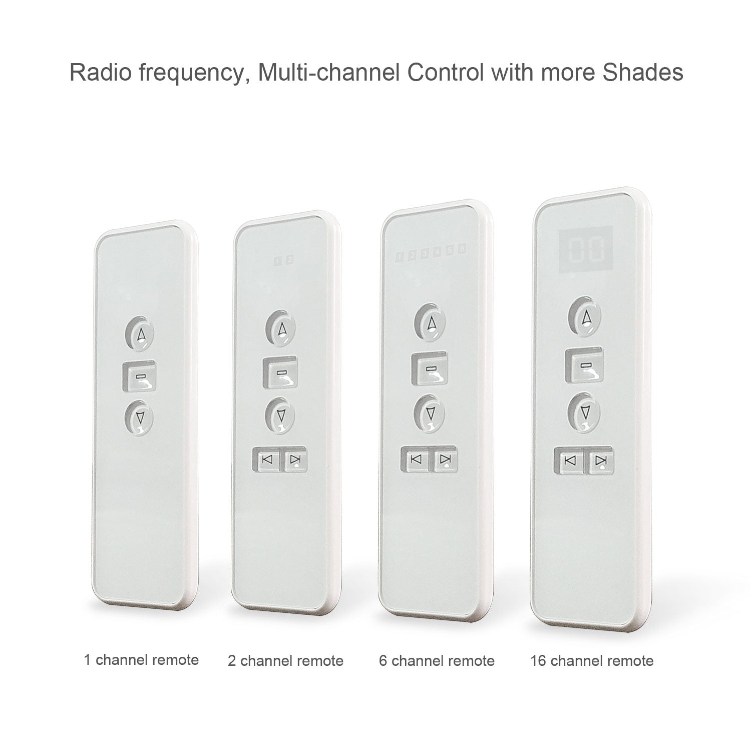 Sortfle AC123-16 Transmisor RF433 de 16 canales; Control remoto de 16 canales para Windows Shade 